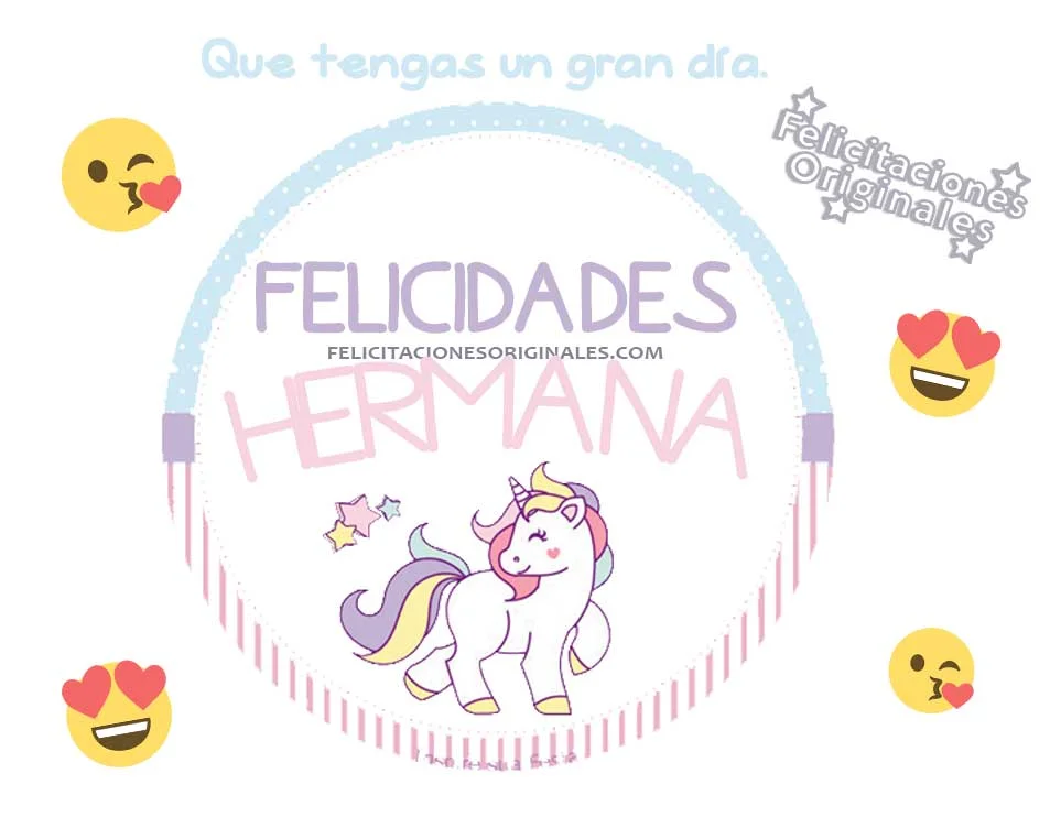 FELICIDADES-HERMANA