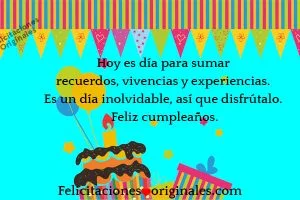 Felicitaciones originales cumpleaños tarjetas
