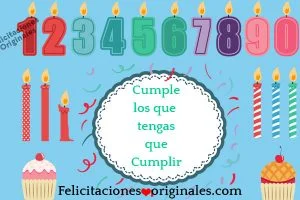 Felicitaciones originales cumpleaños tarjetas