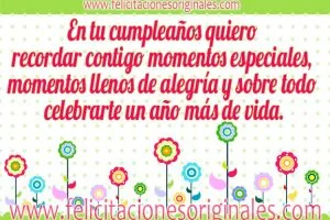 Felicitaciones Originales Cumpleaños