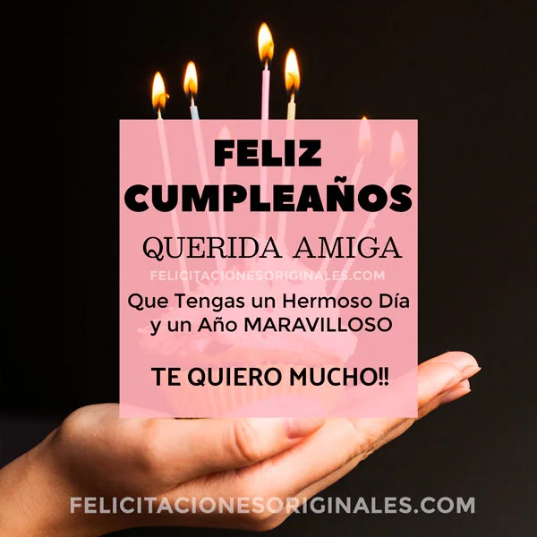 ▷【º‿º】 Felicitaciones Amigas 100% Originales 【❤️】